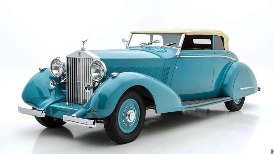 Click to Enlarge-Esc to Close myimgs/ArtDecoCars1937-60/1937 Rolls Royce Phantom III Convertible.jpg